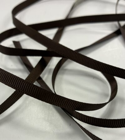 Grosgrain juostelė, 6 mm Ruda 12