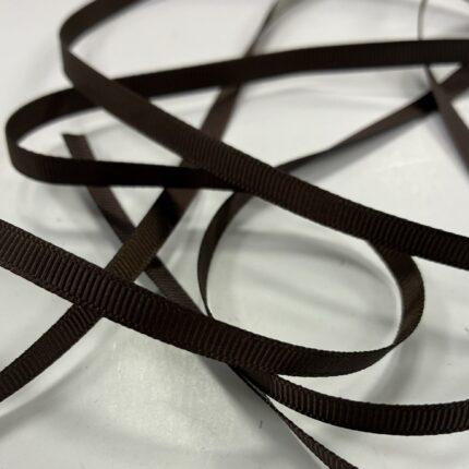 Grosgrain juostelė, 6 mm Ruda 12