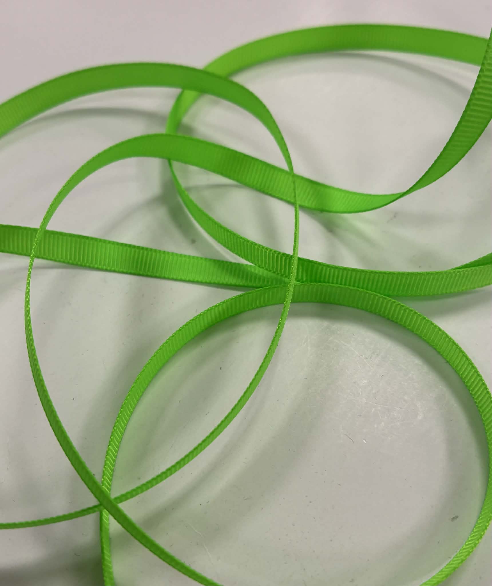 Grosgrain juostelė, 6 mm Salotinė 21