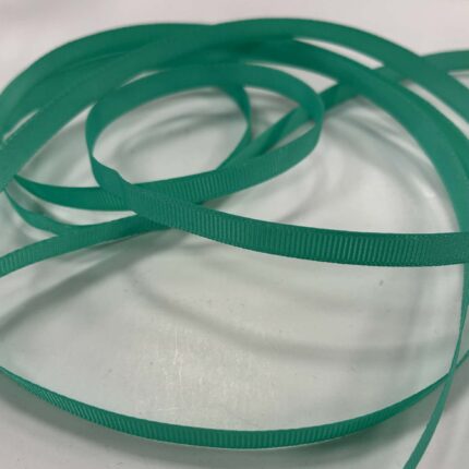 Grosgrain juostelė, 6 mm Ryški mėtinė 10