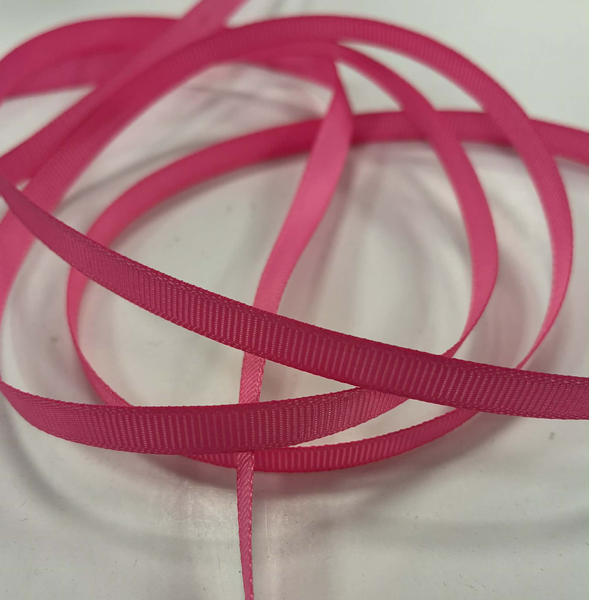 Grosgrain juostelė, 6 mm Rožinė 09 Grosgrain juostelė, 6 mm Rožinė 09