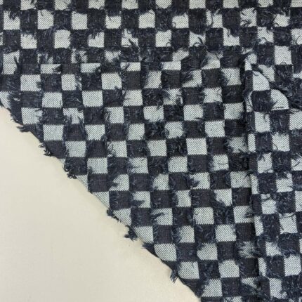 Džinsas Tamsiai mėlyni kvadratėliai