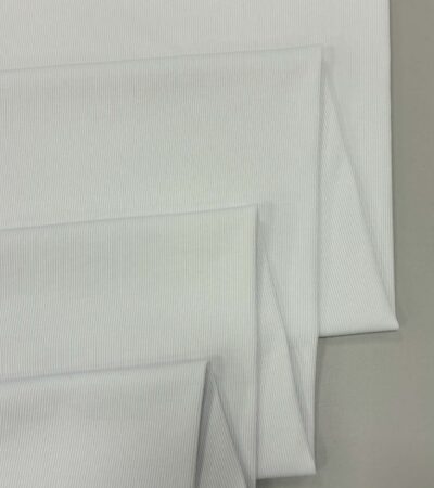 Plonesnis rib trikotažas OPTIC WHITE