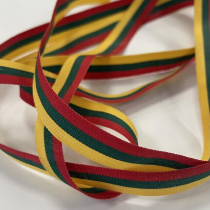 Dekoratyvinė juostelė, Trispalvė 15 mm