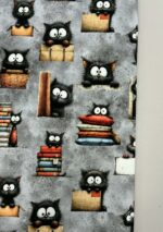 Kilpinis, skaitmeninės spaudos trikotažas Juodi katinukai