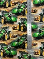 Kilpinis, skaitmeninės spaudos trikotažas Žali traktoriai