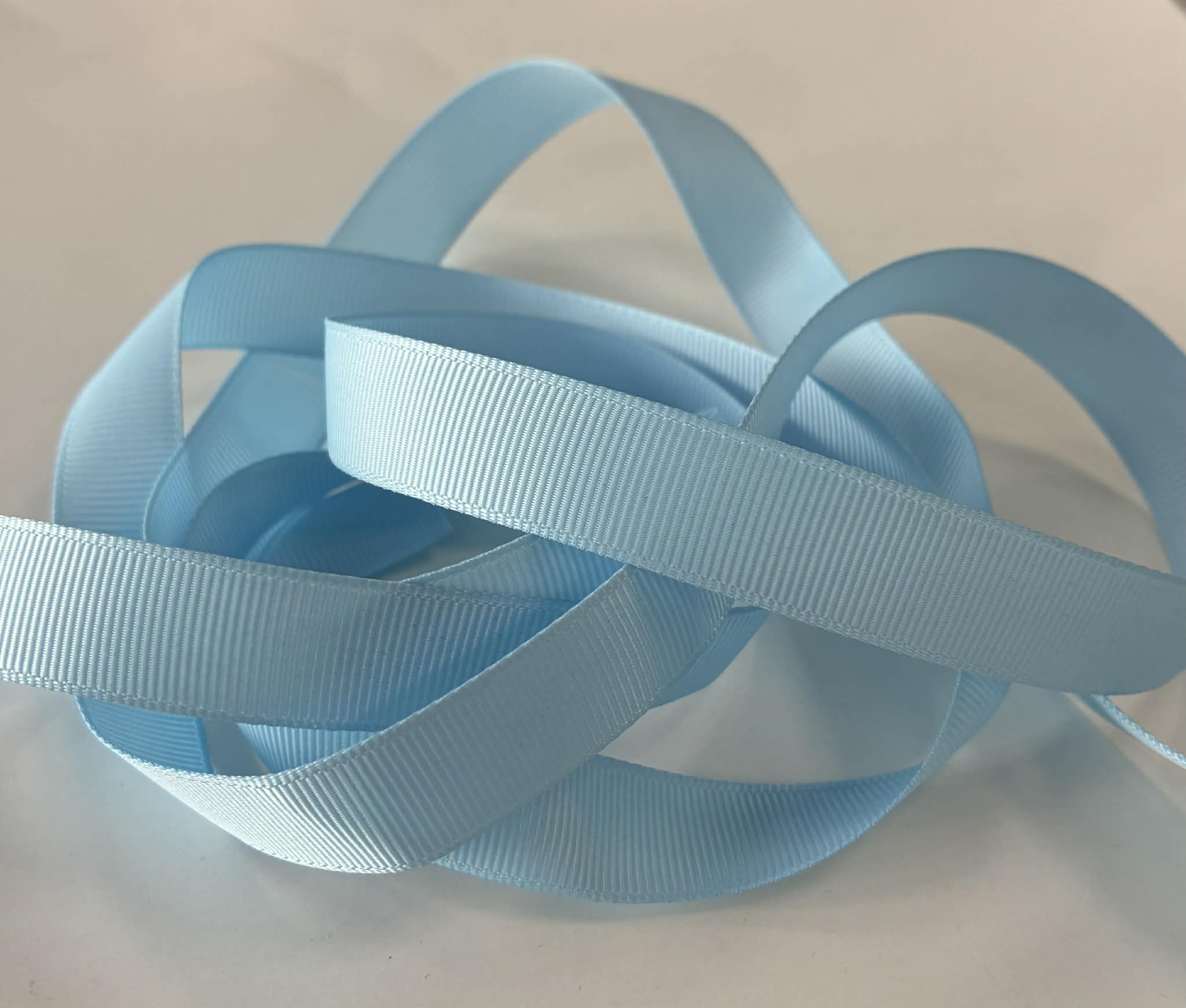 Grosgrain juostelė 15 mm, Žydra 17 Grosgrain juostelė 15 mm, Žydra 17