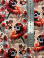 Kilpinis, skaitmeninės spaudos trikotažas Raudonos boružės