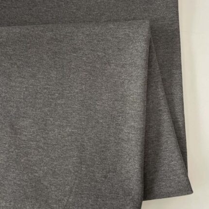 Pašiltintas, storas trikotažas Pilkas melanžas