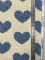 Teddy medžiaga Žydros širdutės