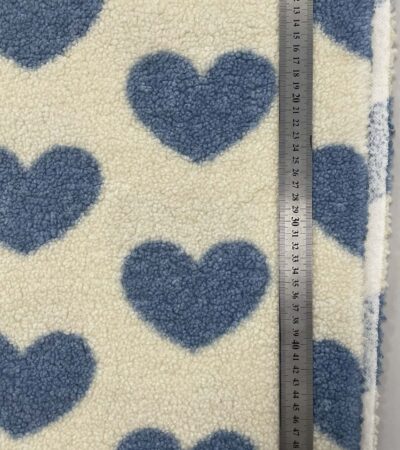 Teddy medžiaga Žydros širdutės