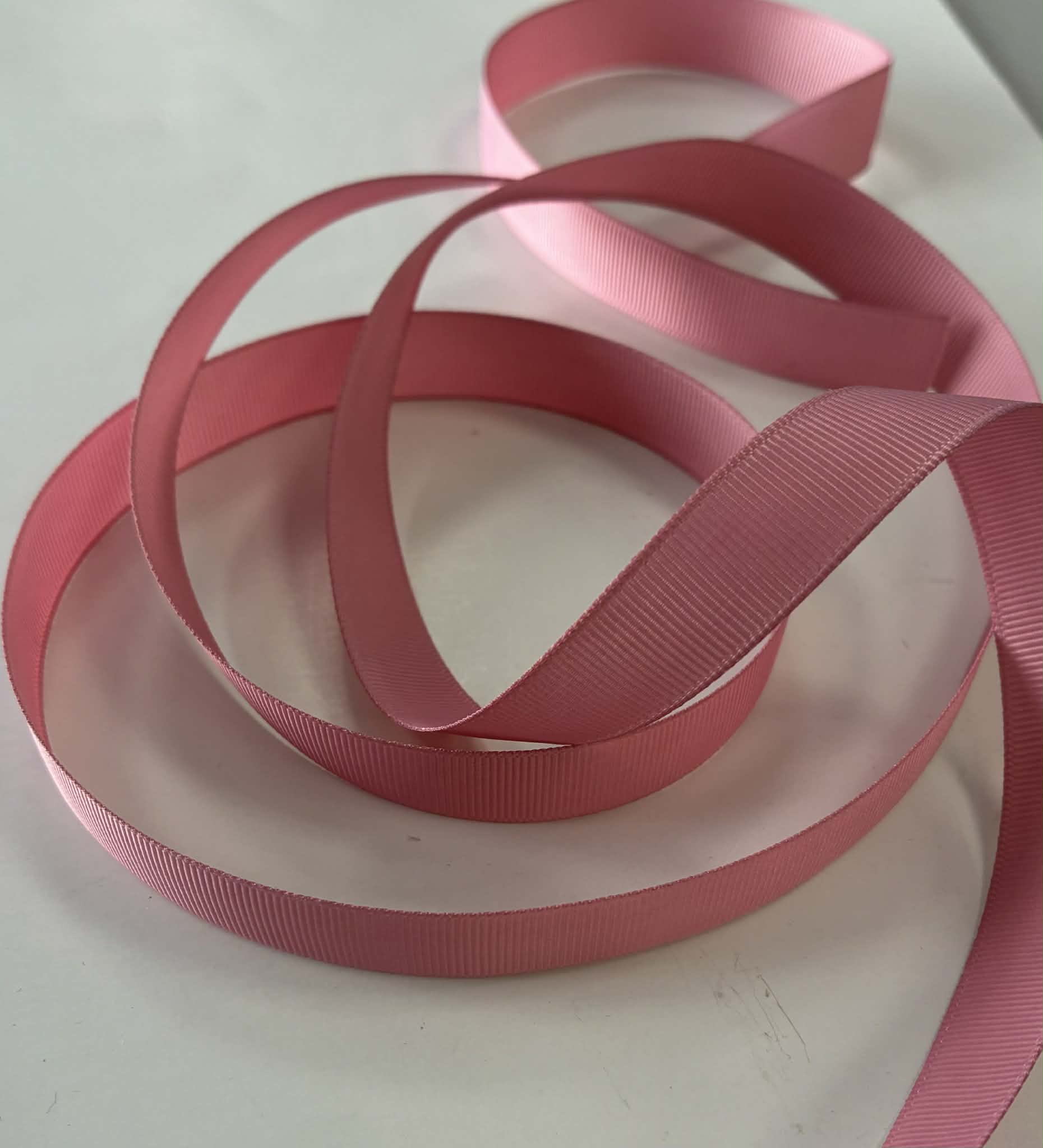 Grosgrain juostelė 15 mm, Pelenų rožė 14