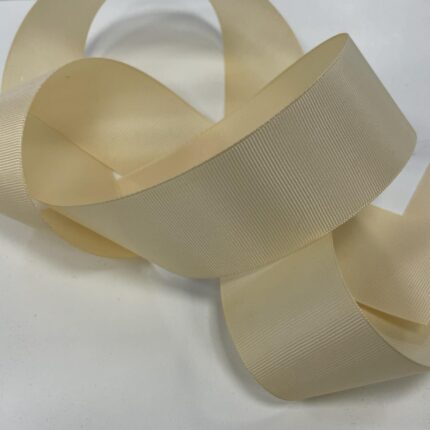 Grosgrain juostelė 50 mm, Auksinė — siuvimo juostelė | Trys Pelėdos