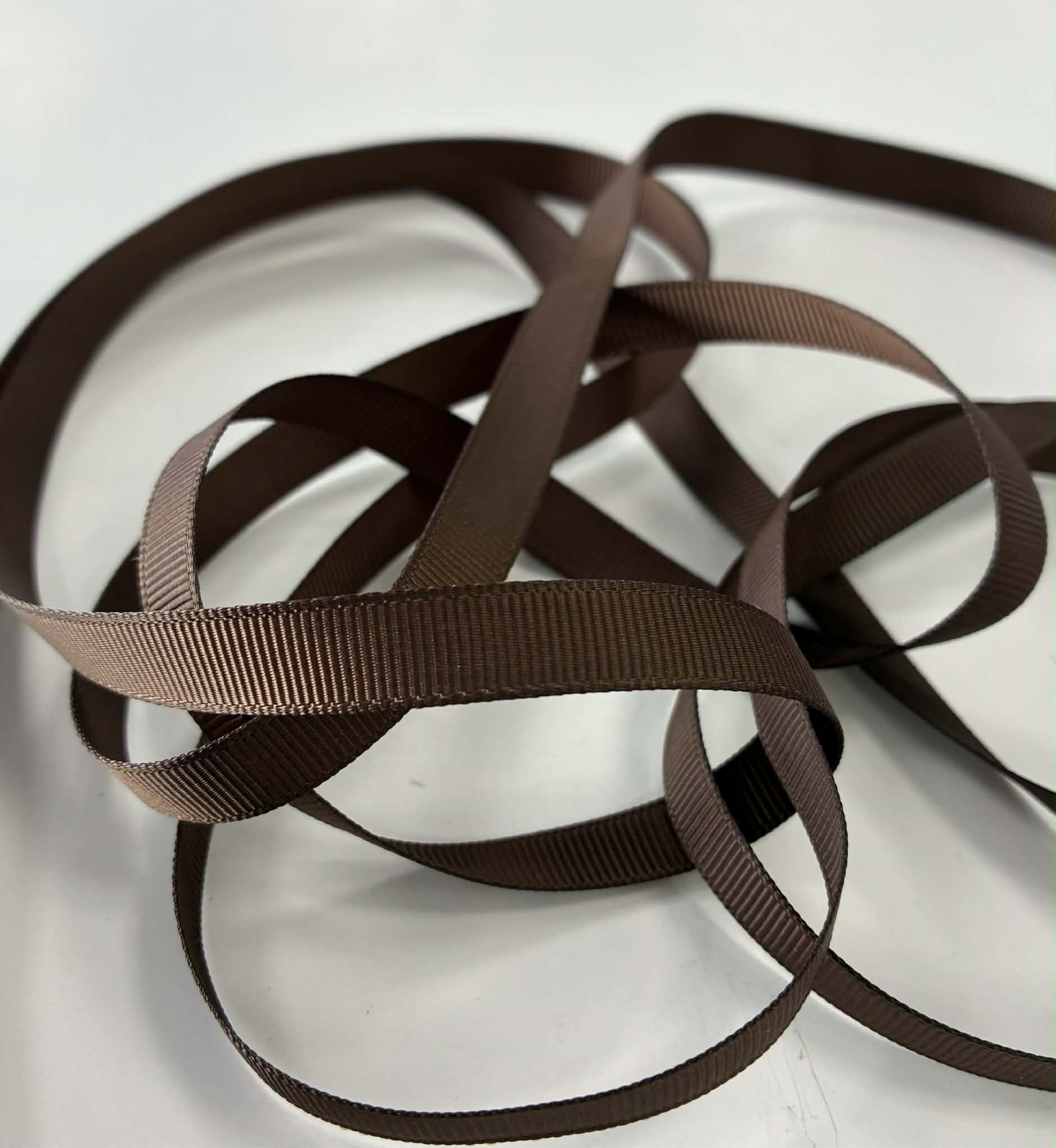 Grosgrain juostelė, 9 mm Ruda 12