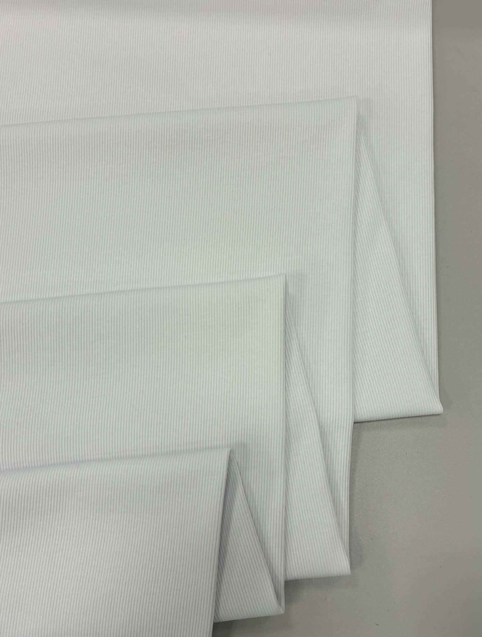 Vidutinis rib trikotažas OPTIC WHITE Vidutinis rib trikotažas OPTIC WHITE