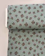Medvilninis double gauze muslinas Mineral rožytės