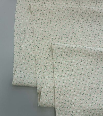 Medvilninis double gauze muslinas Gelsvi gėlių žiedai