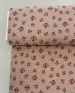 Medvilninis double gauze muslinas Pelenų rožės rožytės