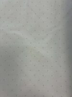Medvilninis poplinas Pieno baltumo ir rožiniai taškiukai