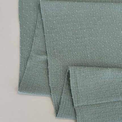 Medvilninis double gauze muslinas Mineral su taškiukais