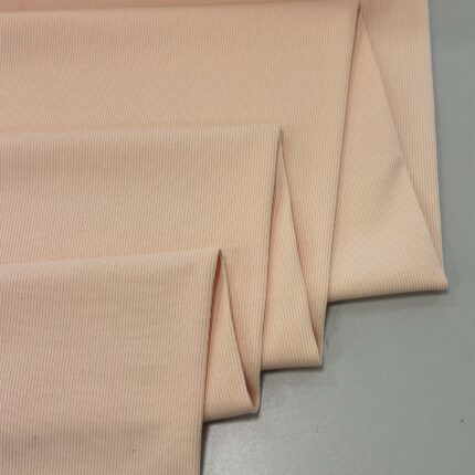 Vidutinis rib trikotažas PALE PEACH