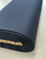 Medvilninis satinas, tamsiai mėlynas