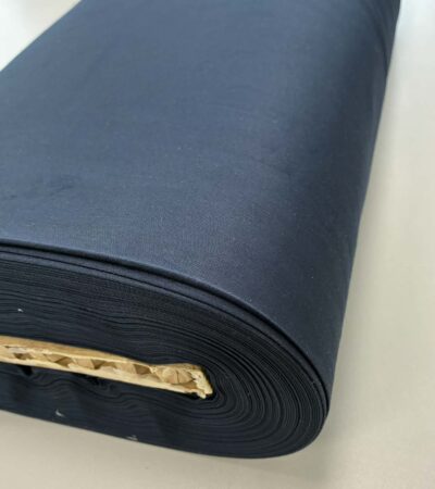 Medvilninis satinas, tamsiai mėlynas