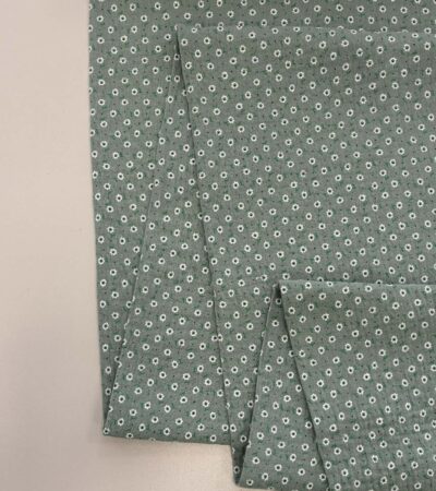 Medvilninis double gauze muslinas Mineral gėlių žiedai