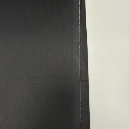 Medvilninis satinas, juodas