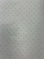 Medvilninis poplinas Pieno baltumo ir rudi taškiukai