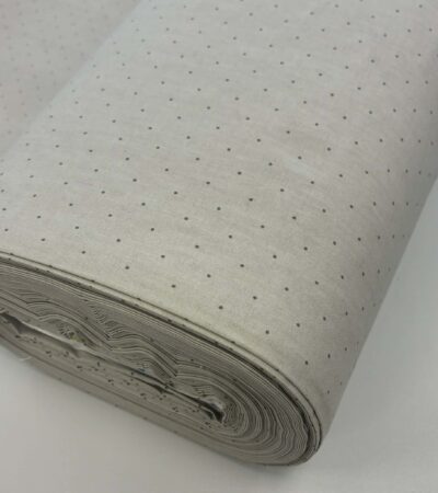 Medvilninis poplinas Pilkšvas su taškiukais