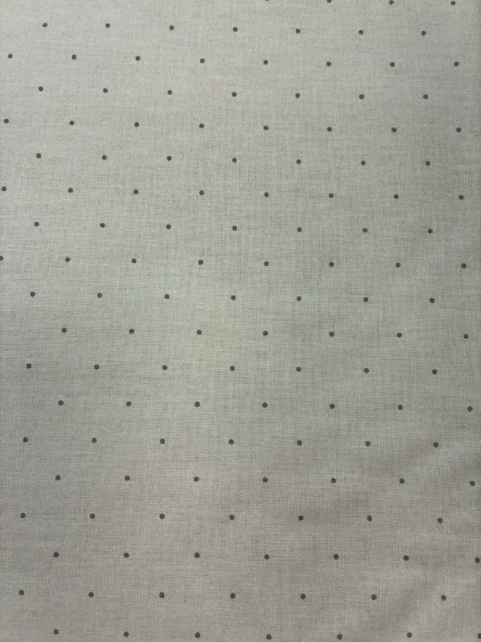 Medvilninis poplinas Pilkšvas su taškiukais