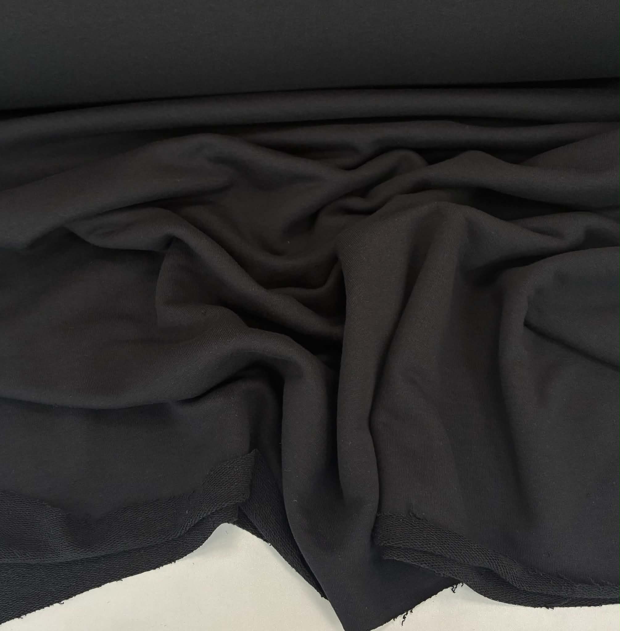 Kilpinis trikotažas Black, 400 g/m2 Kilpinis trikotažas Black, 400 g/m2