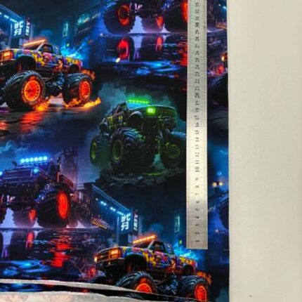 Jersio trikotažas su skaitmenine spauda Visureigiai