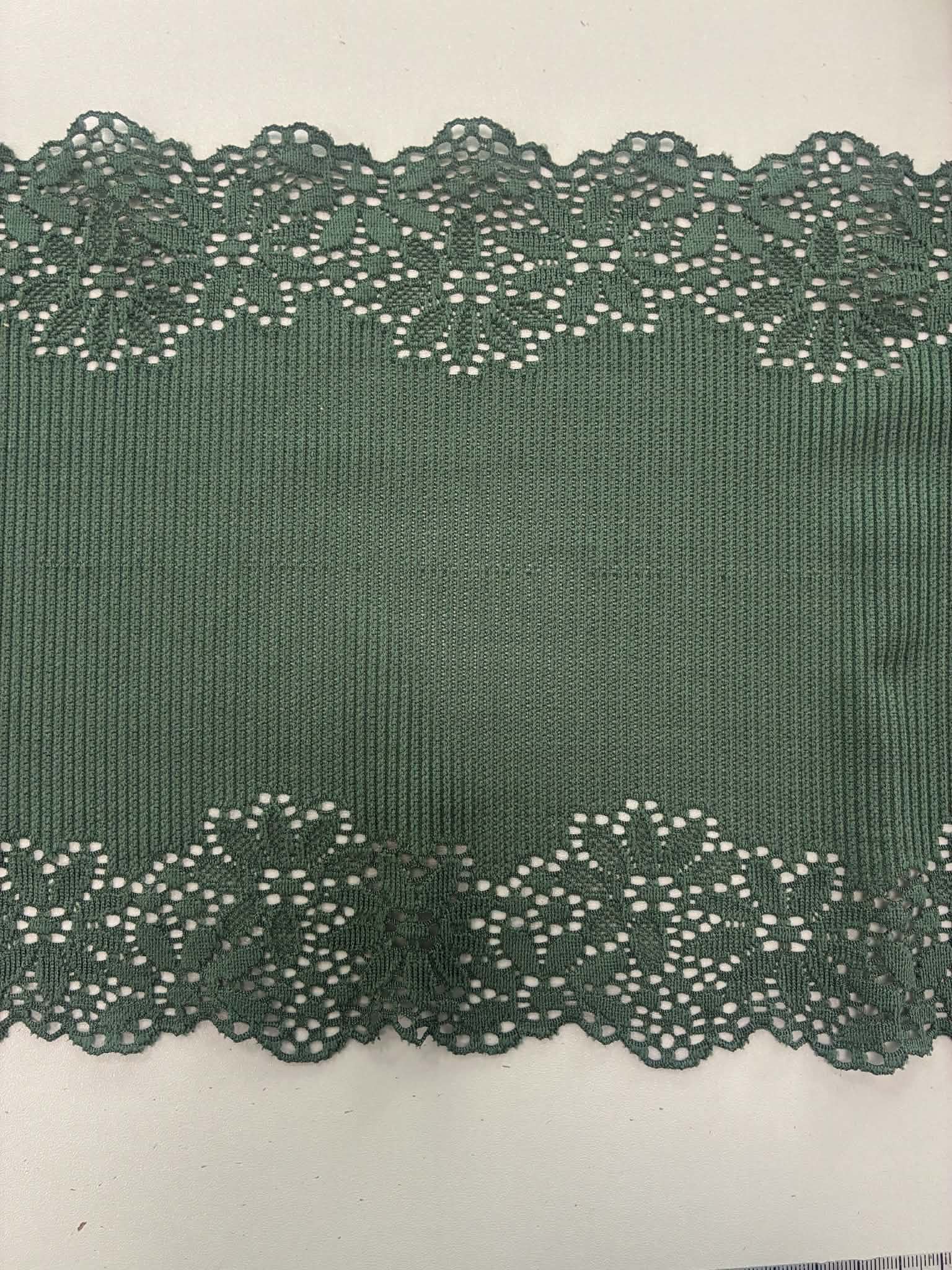 Elastinis nėrinys Žalia GIP-59 BROKAS
