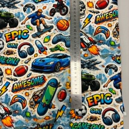 Kilpinis, skaitmeninės spaudos trikotažas Comic
