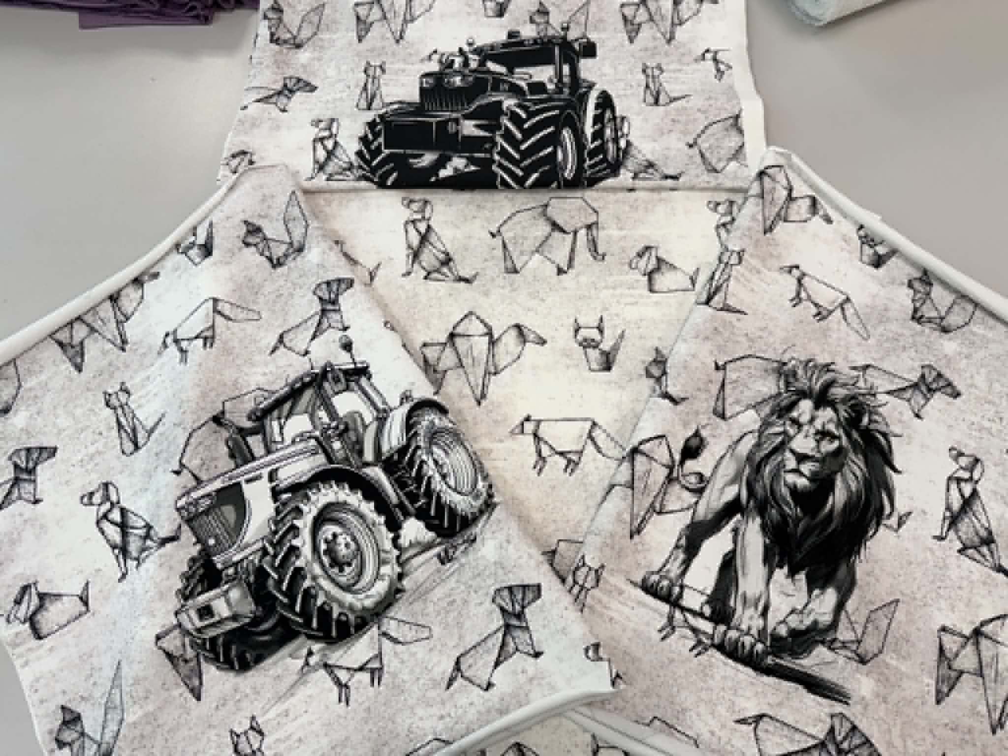 Kilpinio, skaitmeninės spaudos trikotažas, kilpinio trikotažo motyvų rinkinys Origami Kilpinio, skaitmeninės spaudos trikotažas, kilpinio trikotažo motyvų rinkinys Origami
