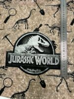 Kilpinio, skaitmeninės spaudos trikotažo panelė 45x50cm Jurassic World
