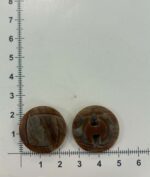 Saga, rudas marmuras su paraižymais
