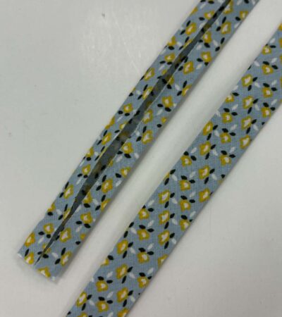 Medvilninė kantavimo juostelė Gėlytės 16 mm