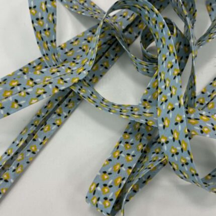 Medvilninė kantavimo juostelė Gėlytės 16 mm