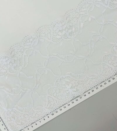 Elastinis nėrinys Baltas GIP-118