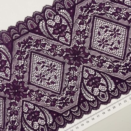 Elastinis nėrinys Bordo GIP-109