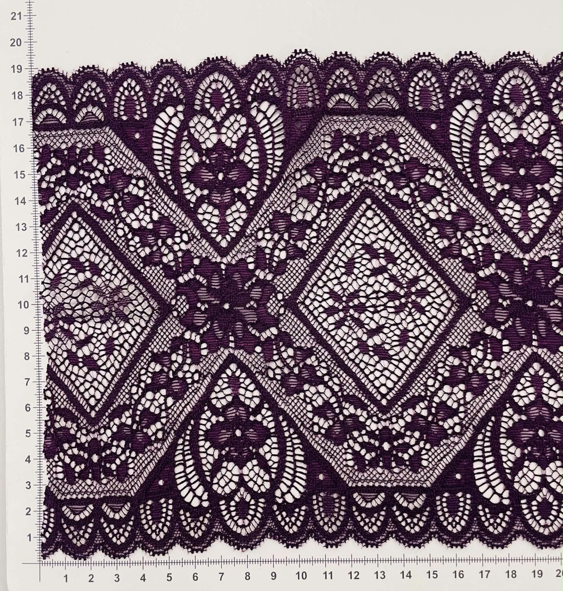 Elastinis nėrinys Bordo GIP-109 Elastinis nėrinys Bordo GIP-109