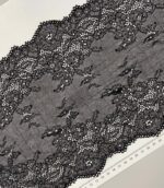 Elastinis nėrinys Juodas GIP-111
