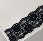Elastinis nėrinys Juodas GIP-138
