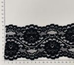 Elastinis nėrinys Juodas GIP-138