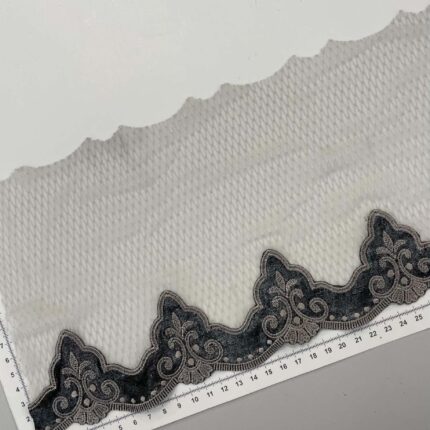 Elastinis nėrinys Odiniai ornamentai GIP-126