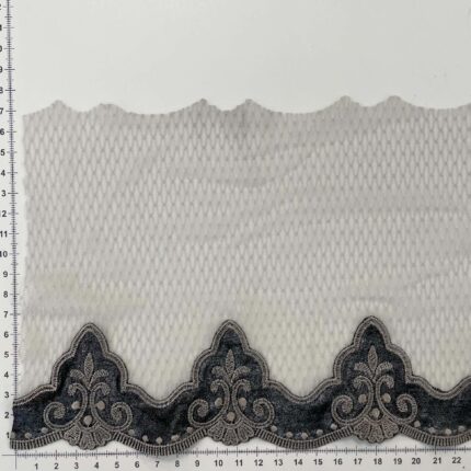 Elastinis nėrinys Odiniai ornamentai GIP-126