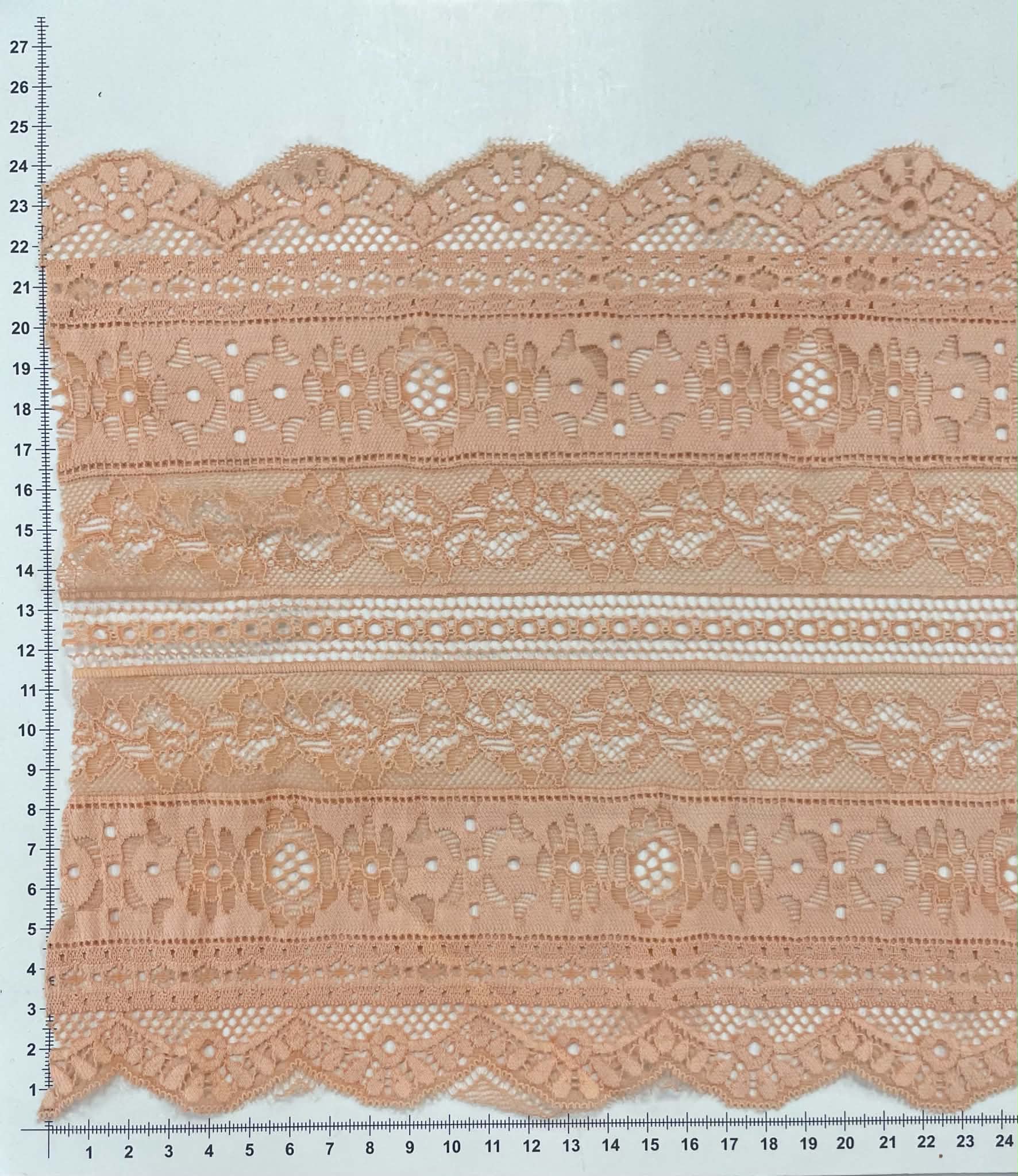 Elastinis nėrinys Persikinis GIP-128